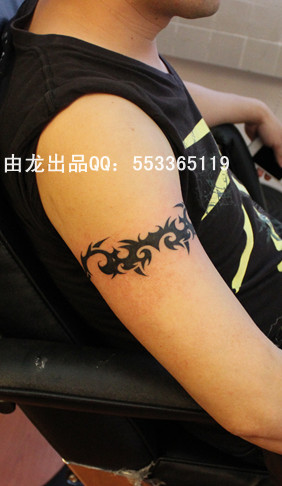 臂环纹身_图腾抽象类_上海由龙刺青